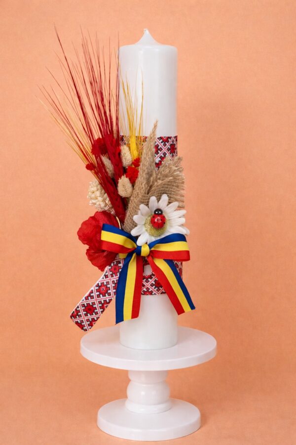 Lumanare traditionala botez
