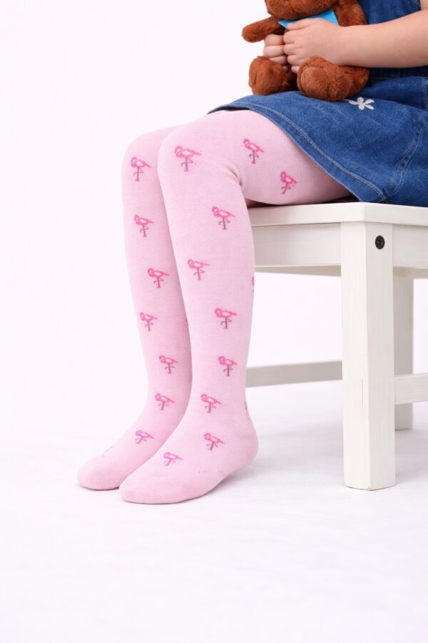 Ciorapi lungi fete bumbac flamingo