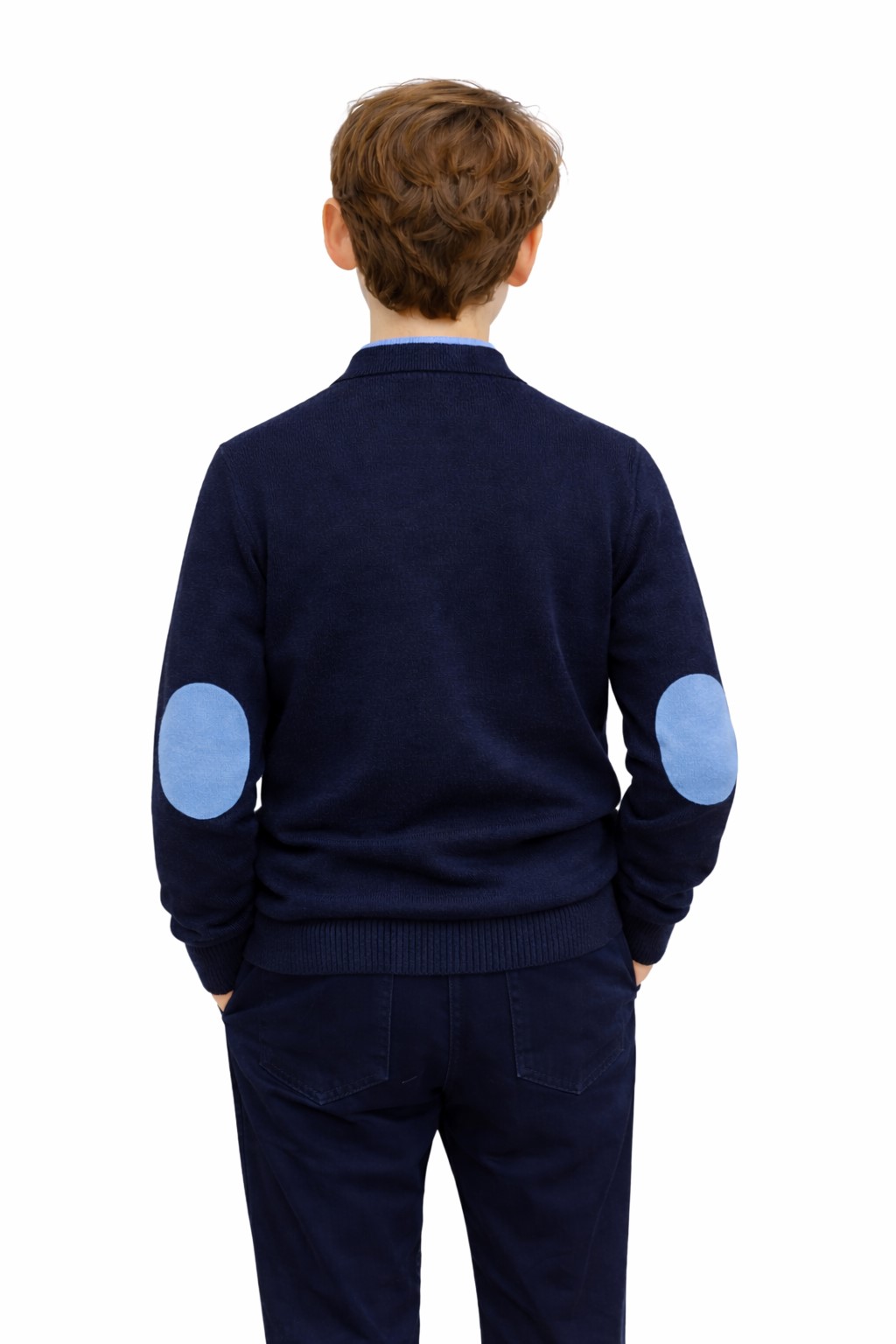 cardigan baieti scoala bleumarin bleu Dorel1