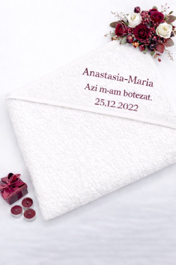 Prosop bebe botez personalizat grena