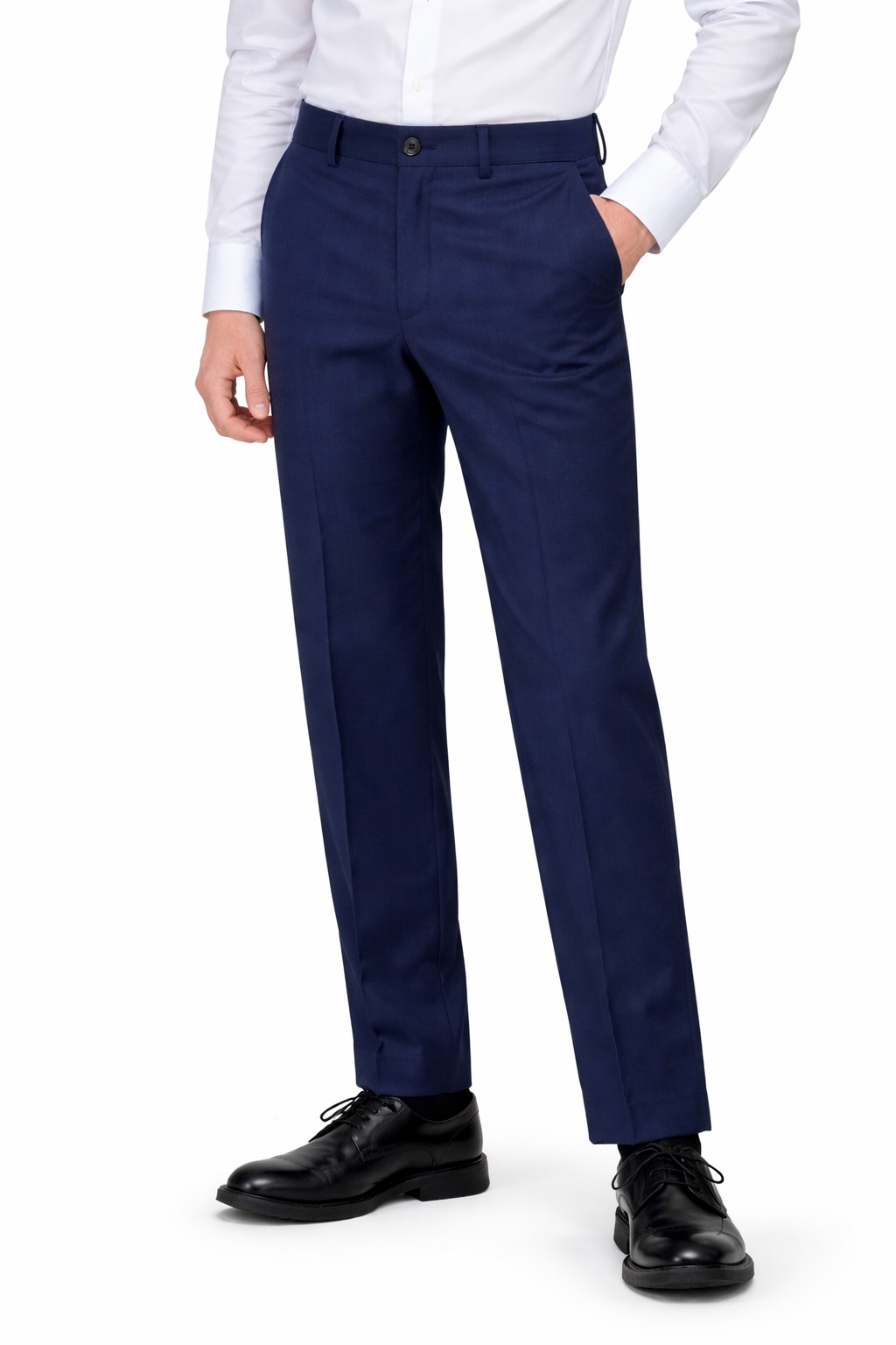 Pantaloni eleganți băieți EXCELLENCE bleumarin1