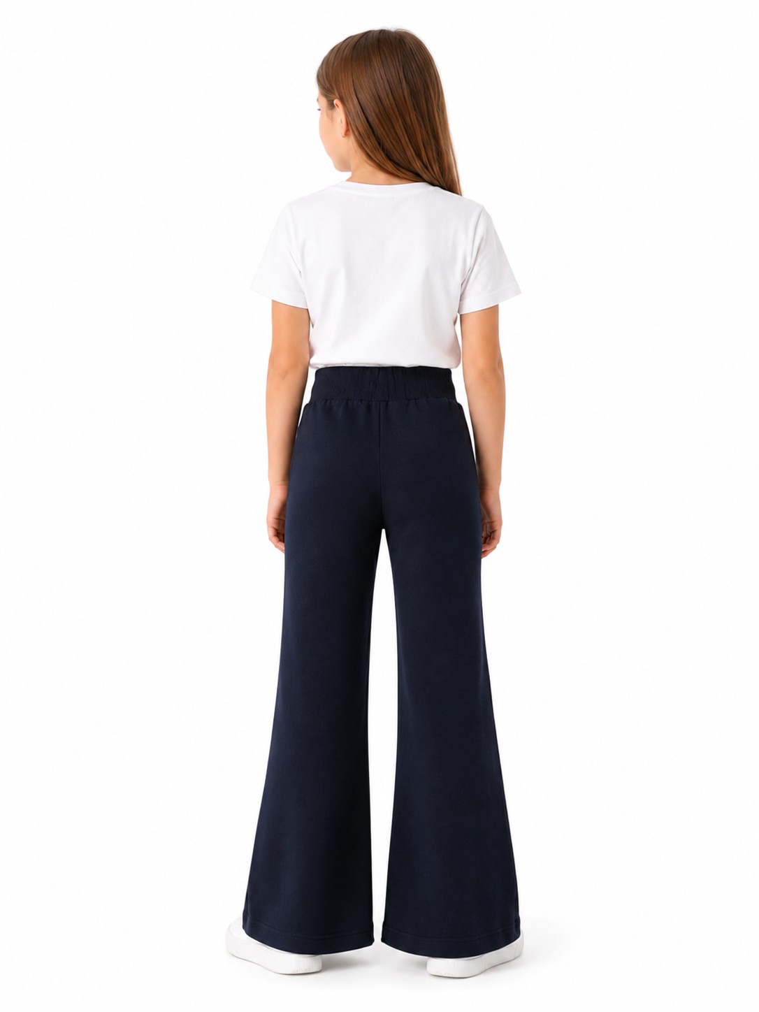 Pantaloni negri fete evazati CORA