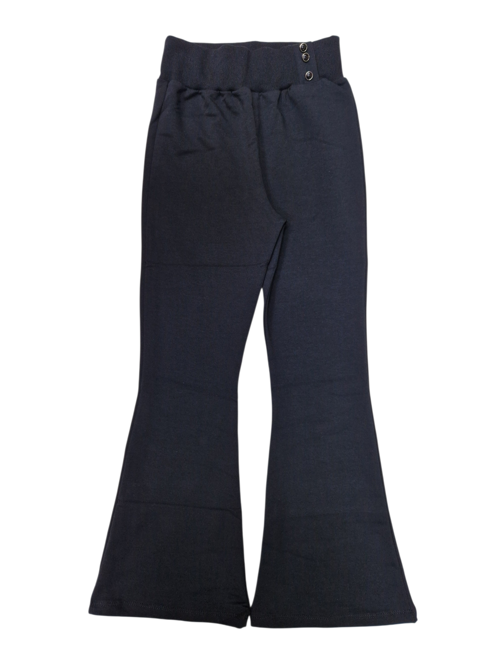 Pantaloni negri fete evazati CORA