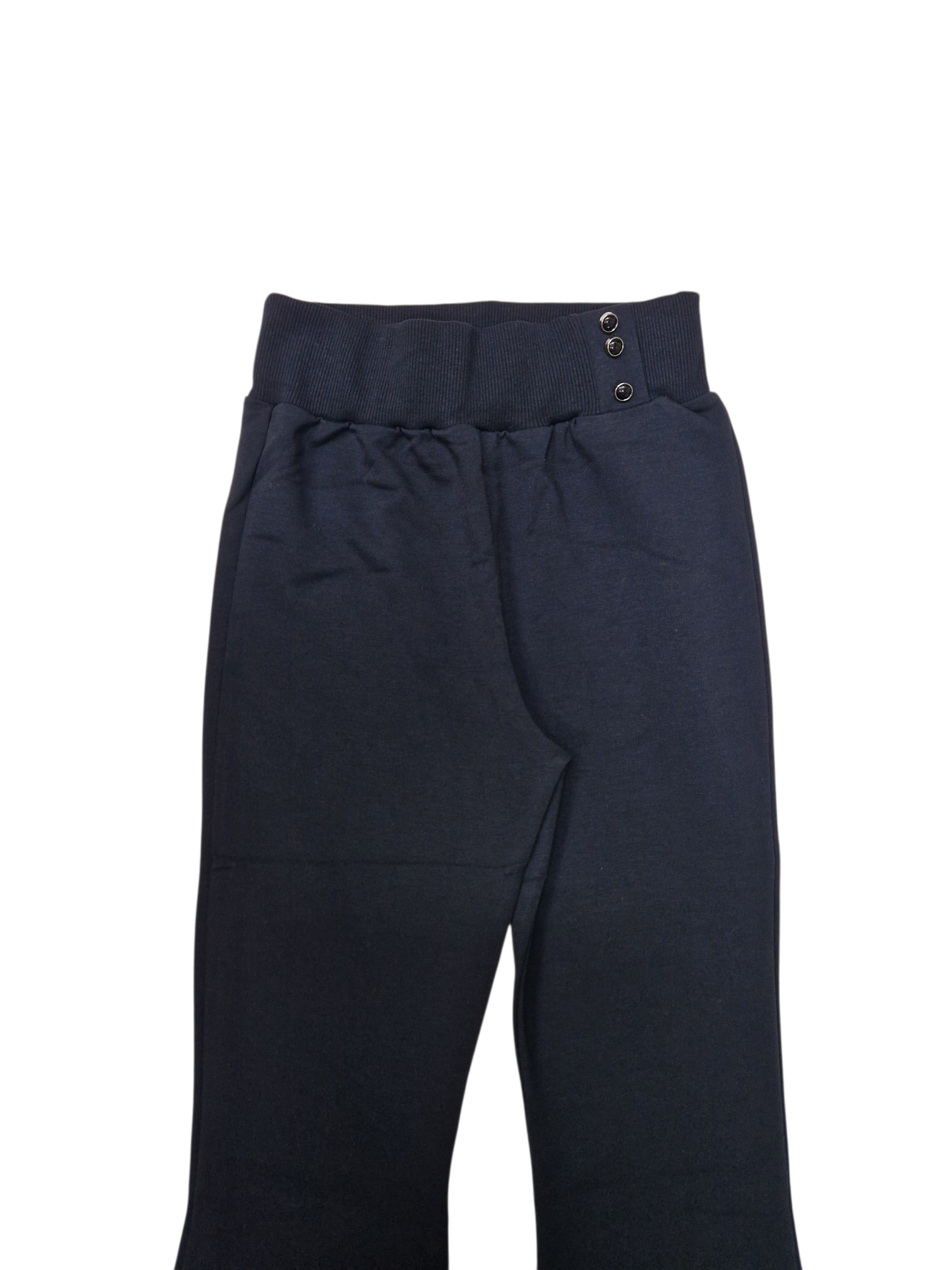 Pantaloni negri fete evazati CORA1