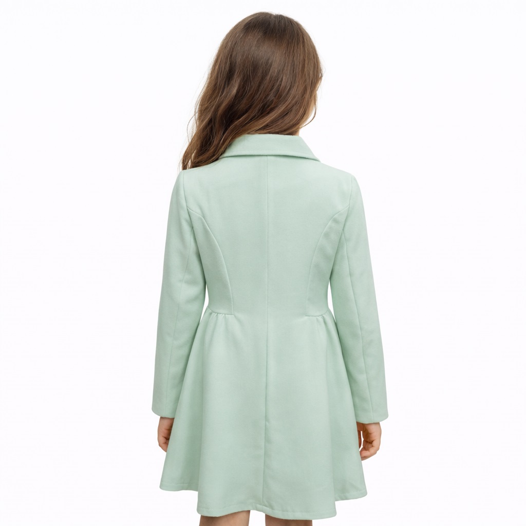 Pardesiu elegant DARIANA verde menta1