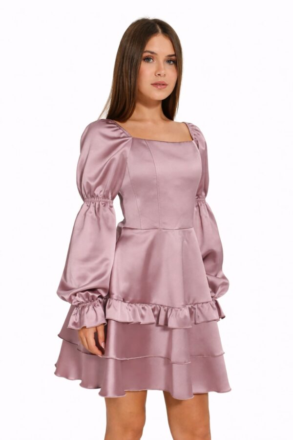 Rochie banchet fete 11-14 ani Raisa roz