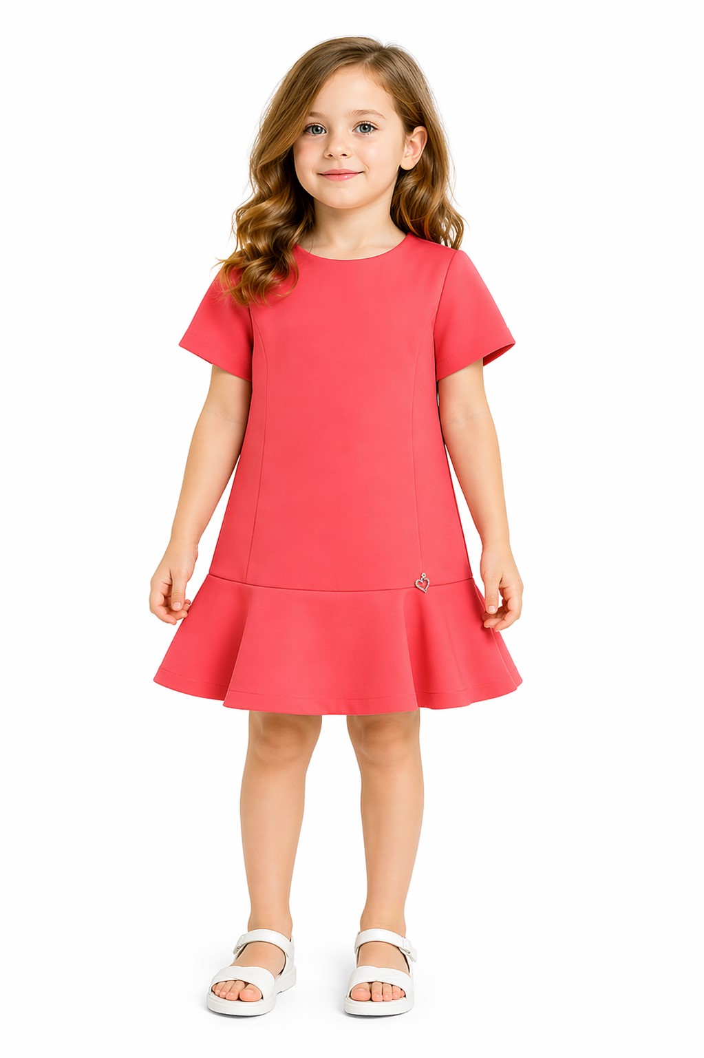 rochie fete Emma corai