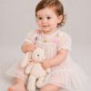Rochita eleganta fete BABY SILVANA roz 0-24 luni