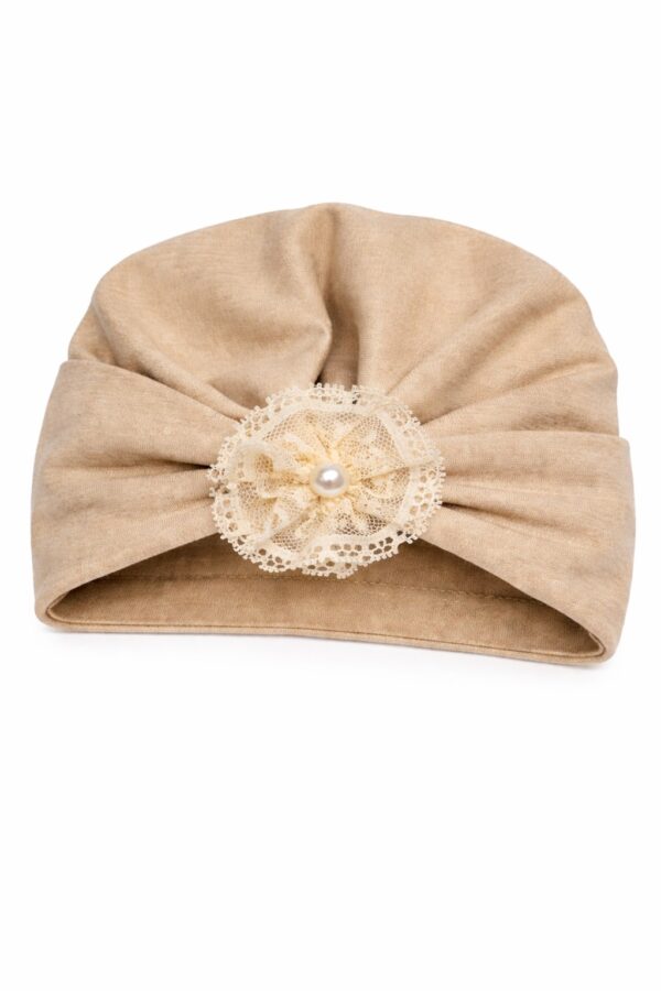 Turban fete botez CARLA bej