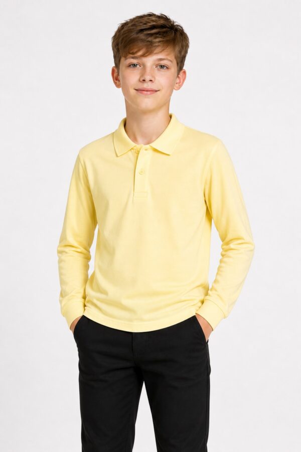 Bluza polo baieti REMUS galben
