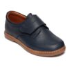 Pantofi piele baieti eleganti DENIS Bleumarin cu arici
