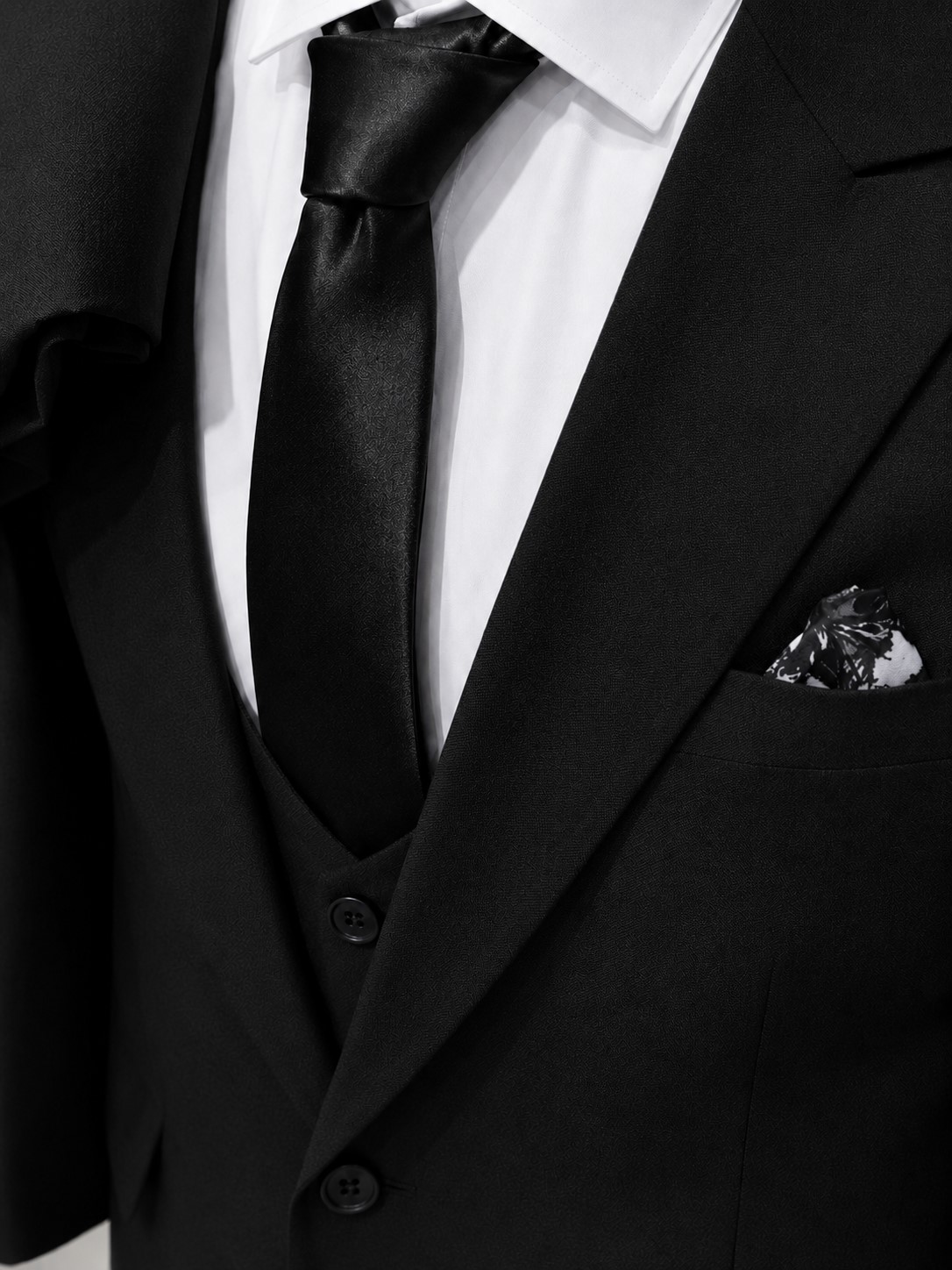 costum baieti elegant negru MARCUS1