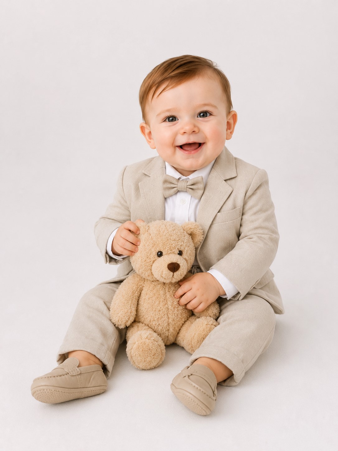 costum botez baieti CAROL bej2
