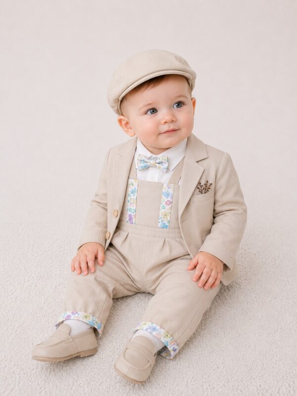 Costum botez baieti bej IANIS