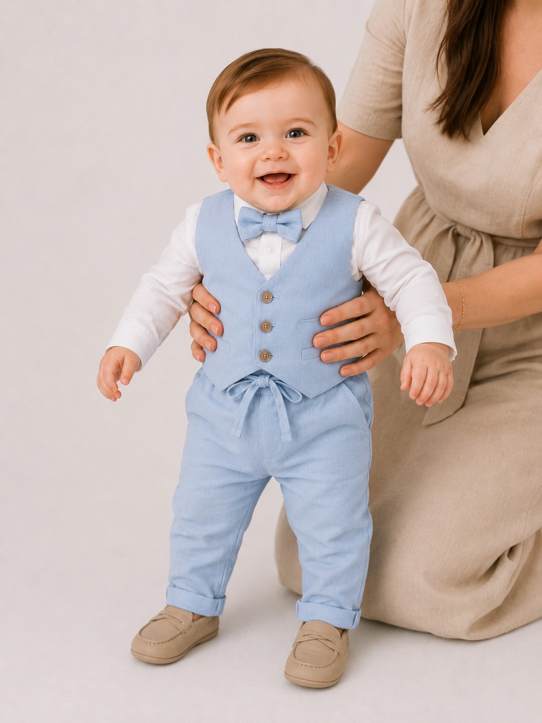 costum botez baieti MARCO albastru2