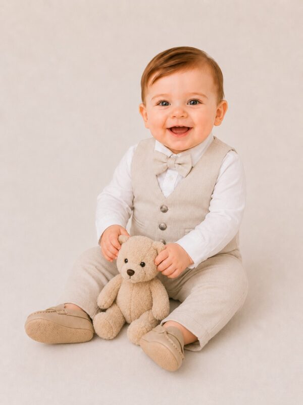 Costum elegant baieti MARCO bej