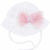 Palarie vara eleganta fete crem