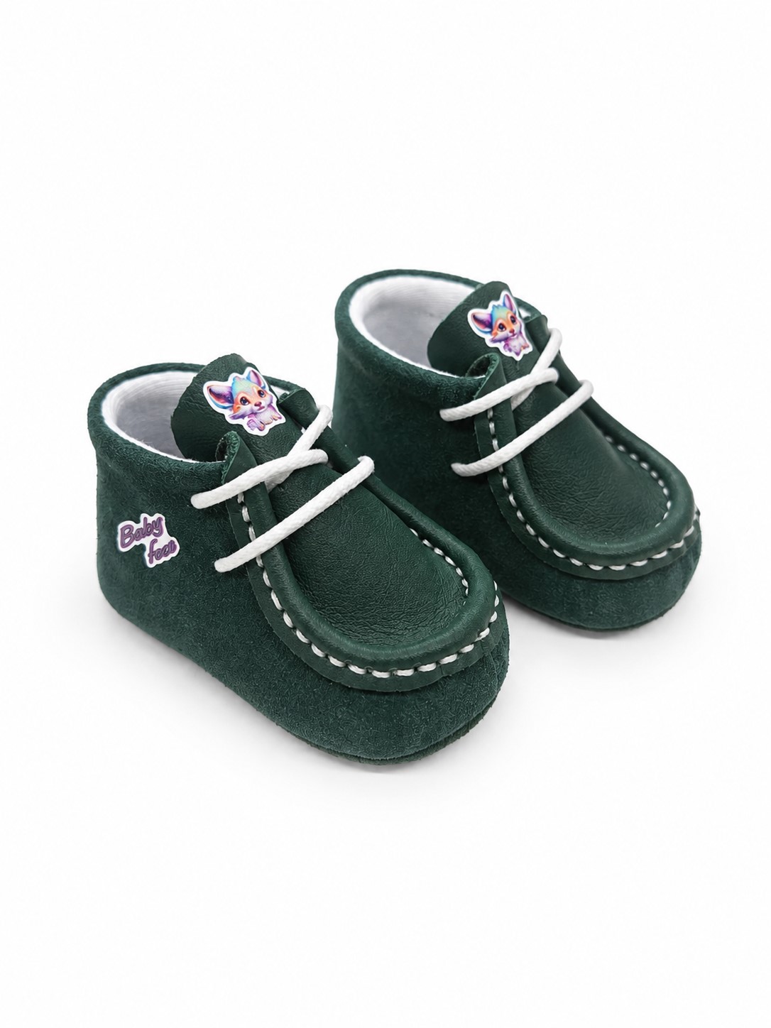 pantofi bebe botez verde fox (2)