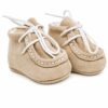 Pantofi bebe piele naturala bej