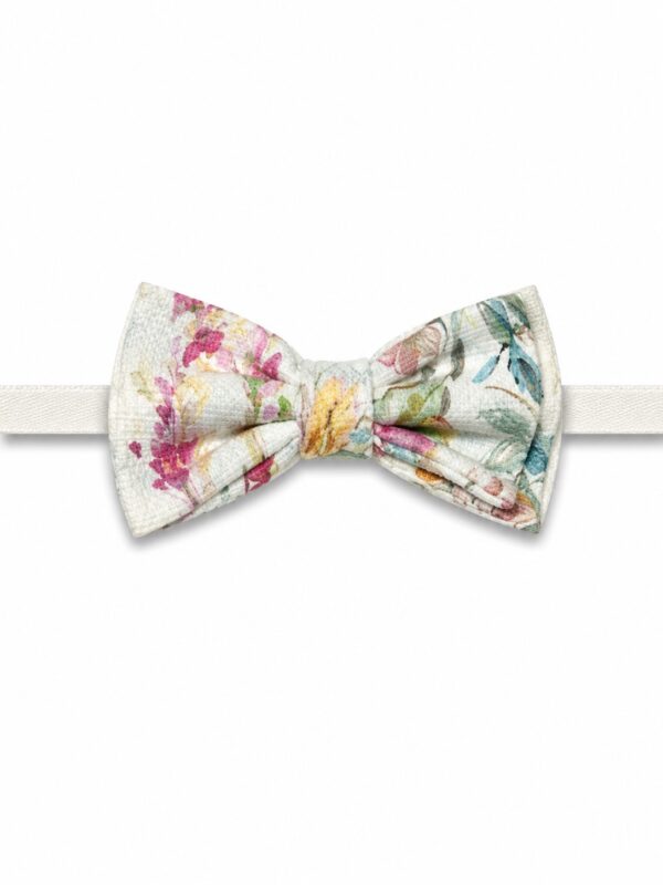 Papion copii print floral 12 cm