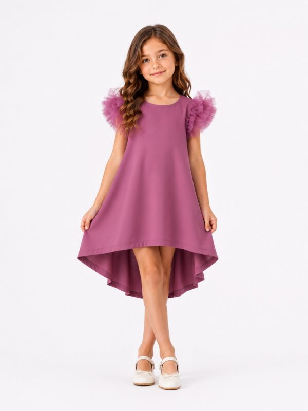 Rochie eleganta fete AMELIA plamaniu