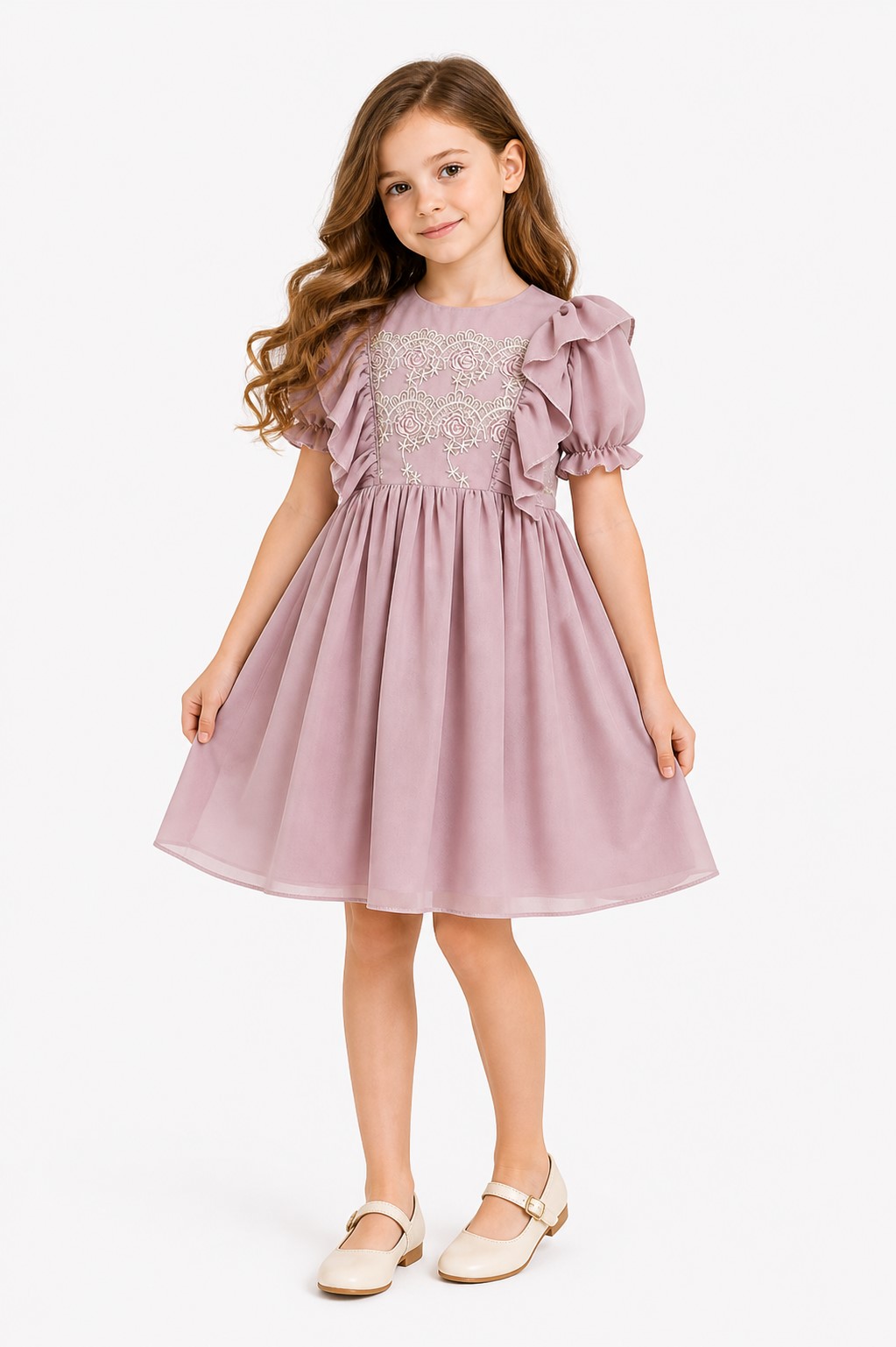 rochie fete Izabela roz