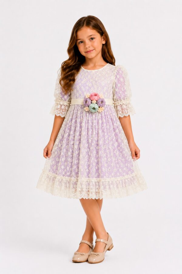 Rochie eleganta fete CORA lila