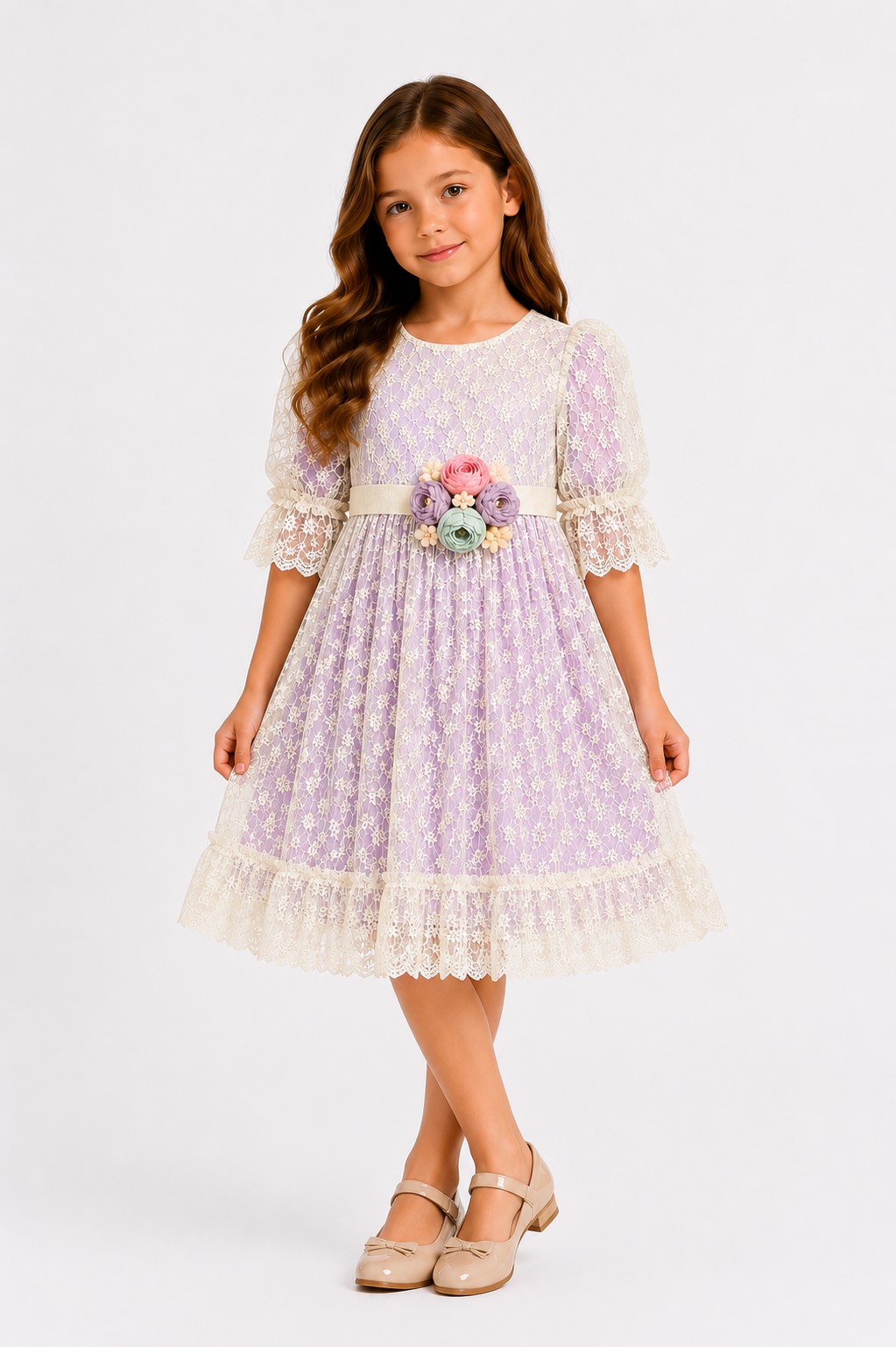 rochite eleganta fete CORA lila