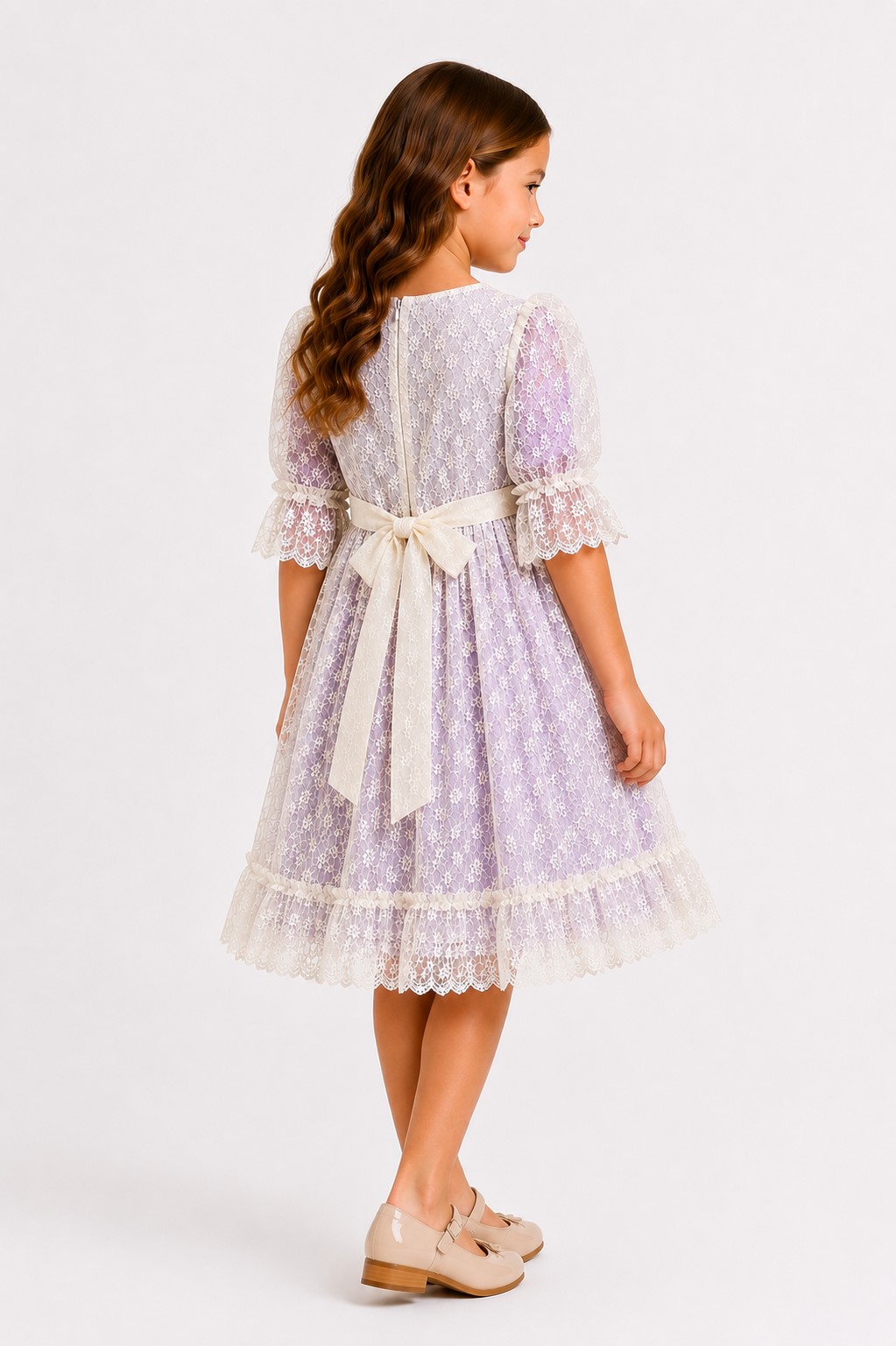 rochite eleganta fete CORA lila1
