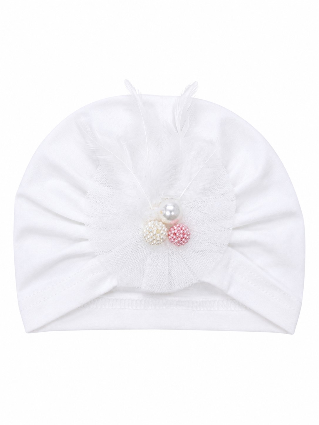 turban alb botez fete