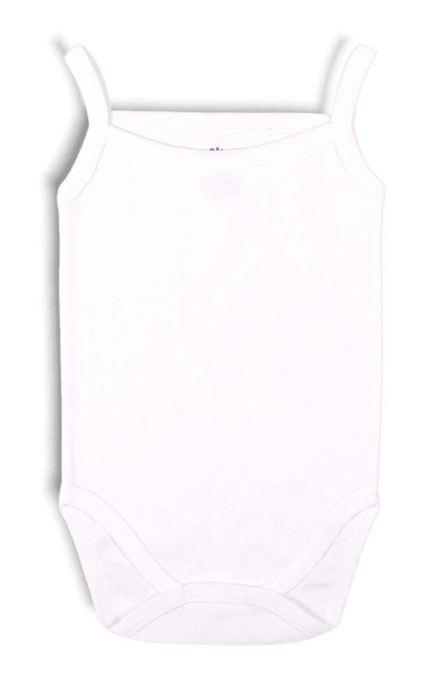body alb bebe bretelute