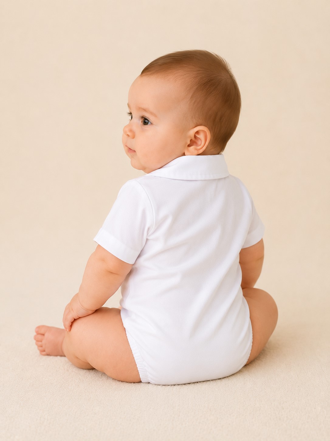 camasa body baieti maneca scurta alba4