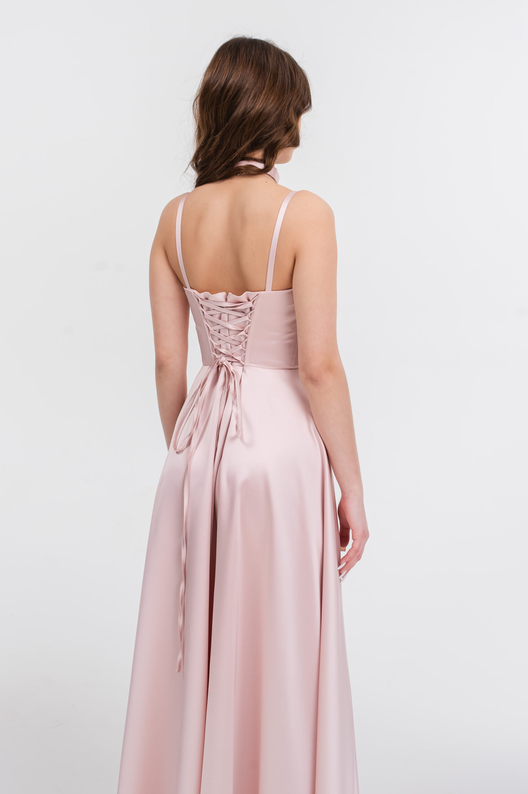 rochie tip corset fete Ayana roz (11)