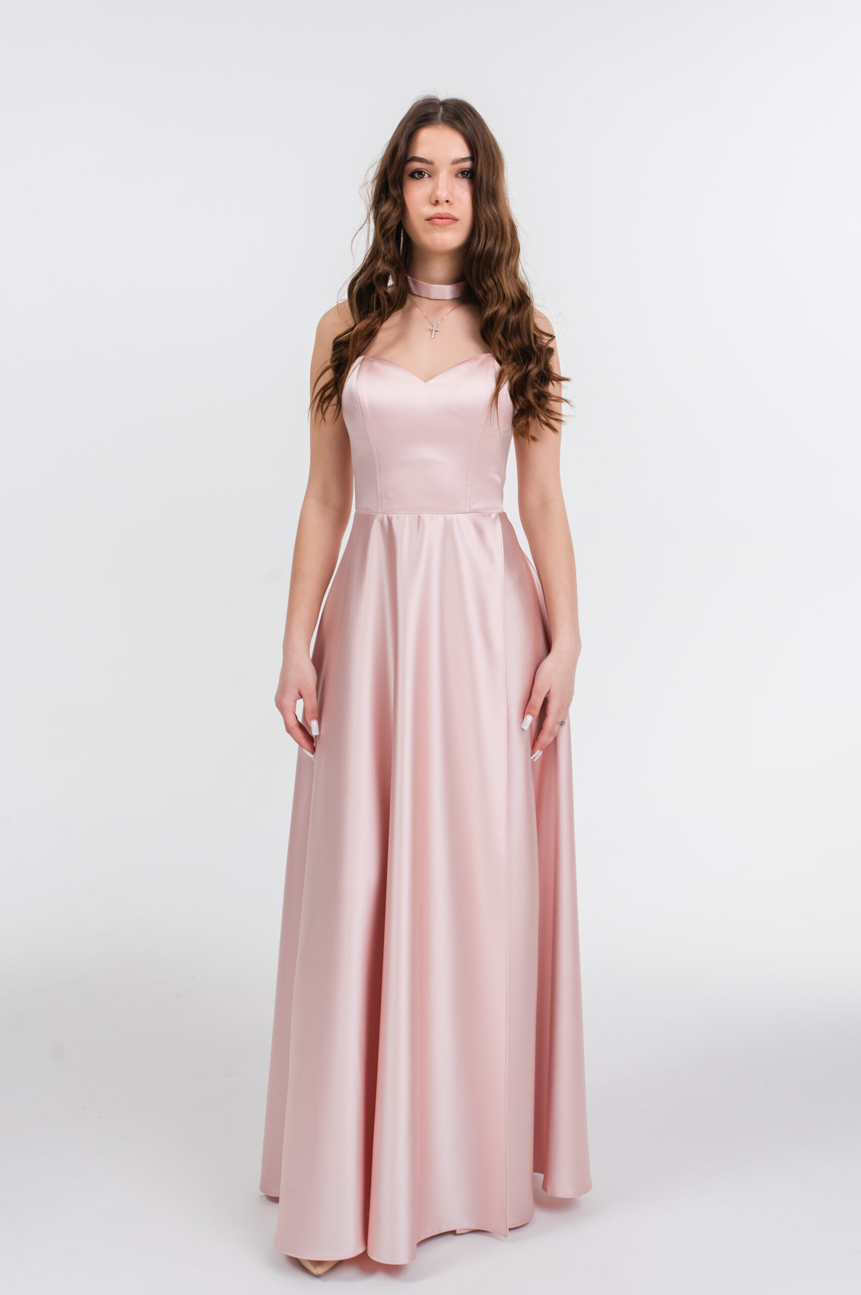rochie tip corset fete Ayana roz (13)