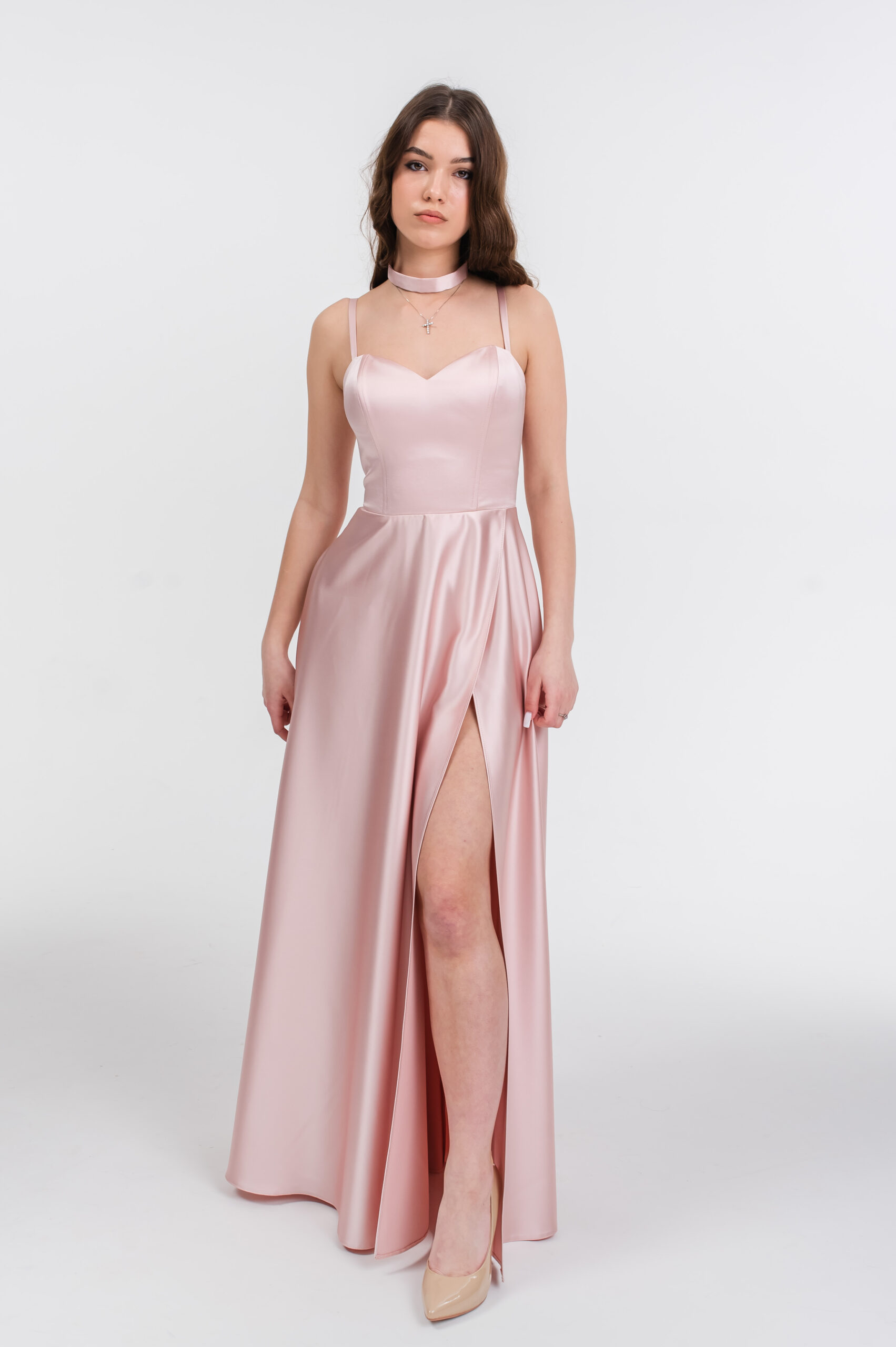 rochie tip corset fete Ayana roz (14)