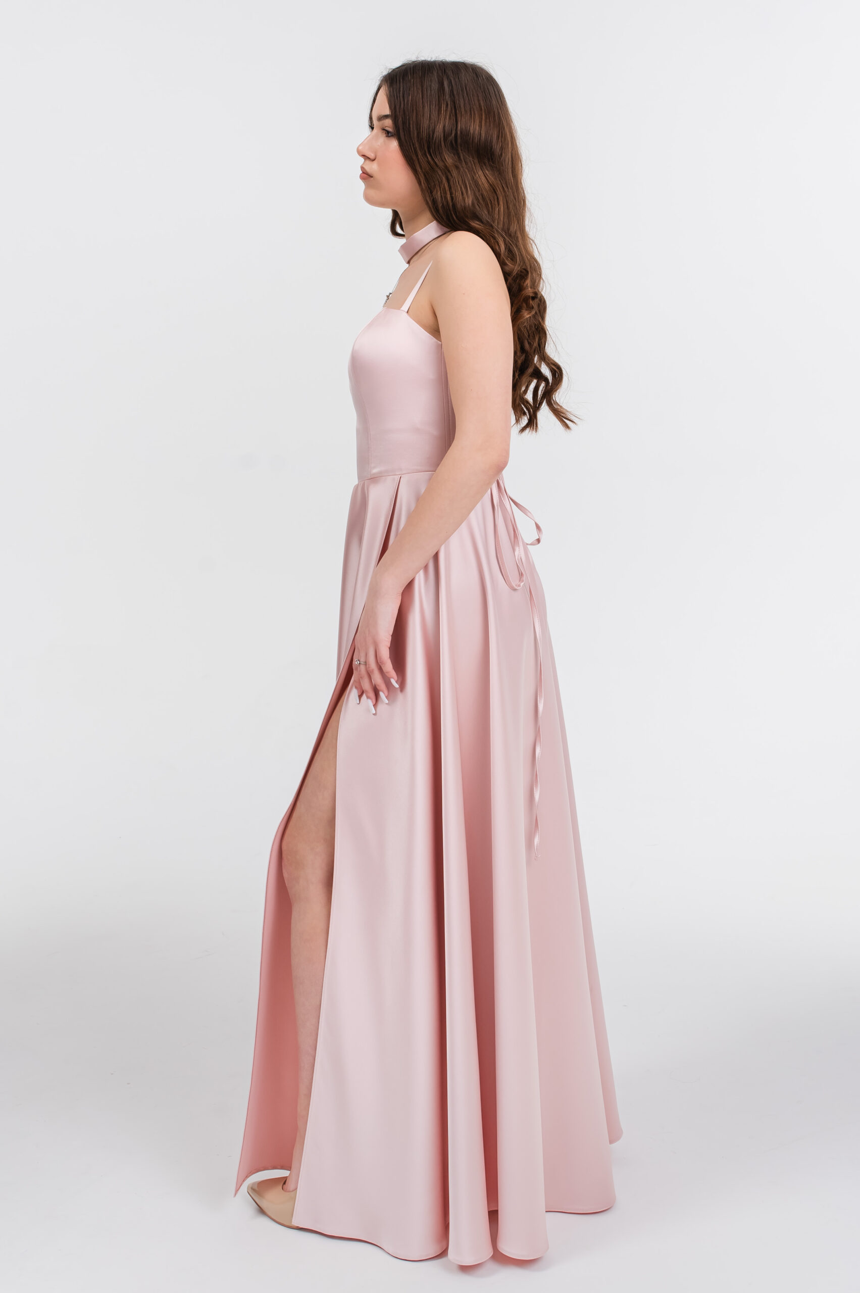 rochie tip corset fete Ayana roz (6)