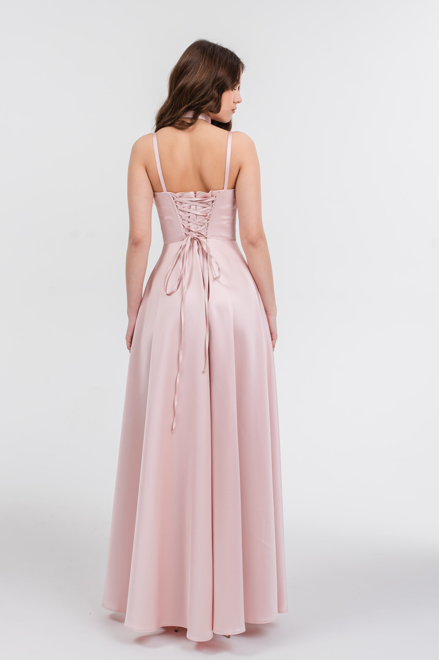 rochie tip corset fete Ayana roz (8)