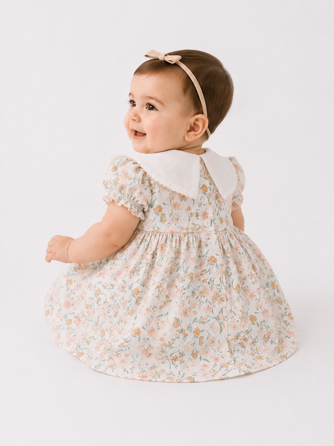 rochita fete bumbac floral ANA1