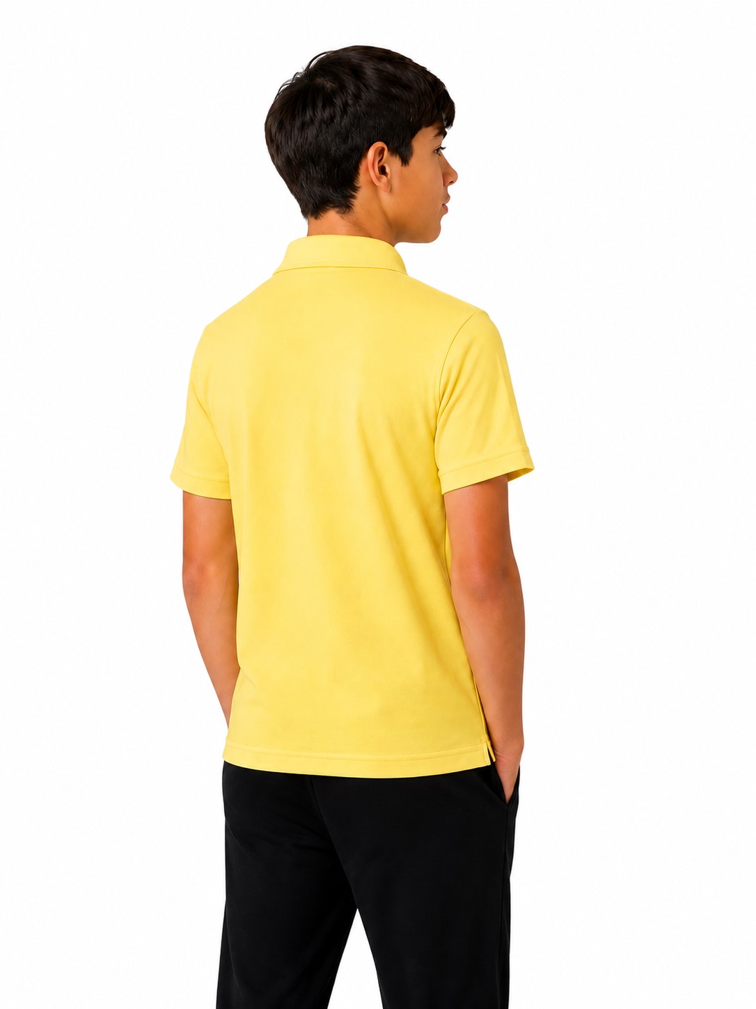tricou polo scoala gabriel galben lemon2
