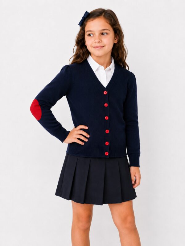 Cardigan bleumarin fete DORINA 5-16 ani