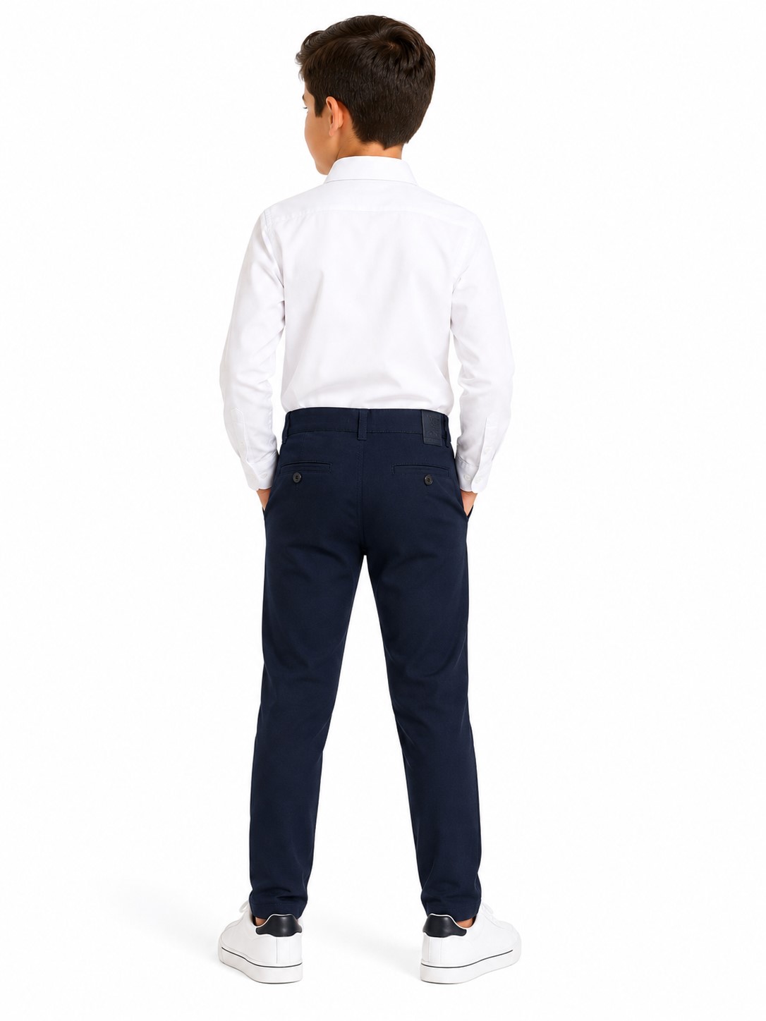 Pantaloni baieti scoala bleumarin 11-13 ani1
