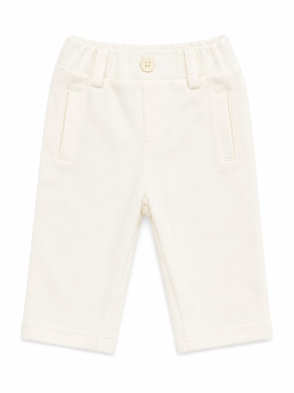Pantaloni bebe eleganti Damian ivory