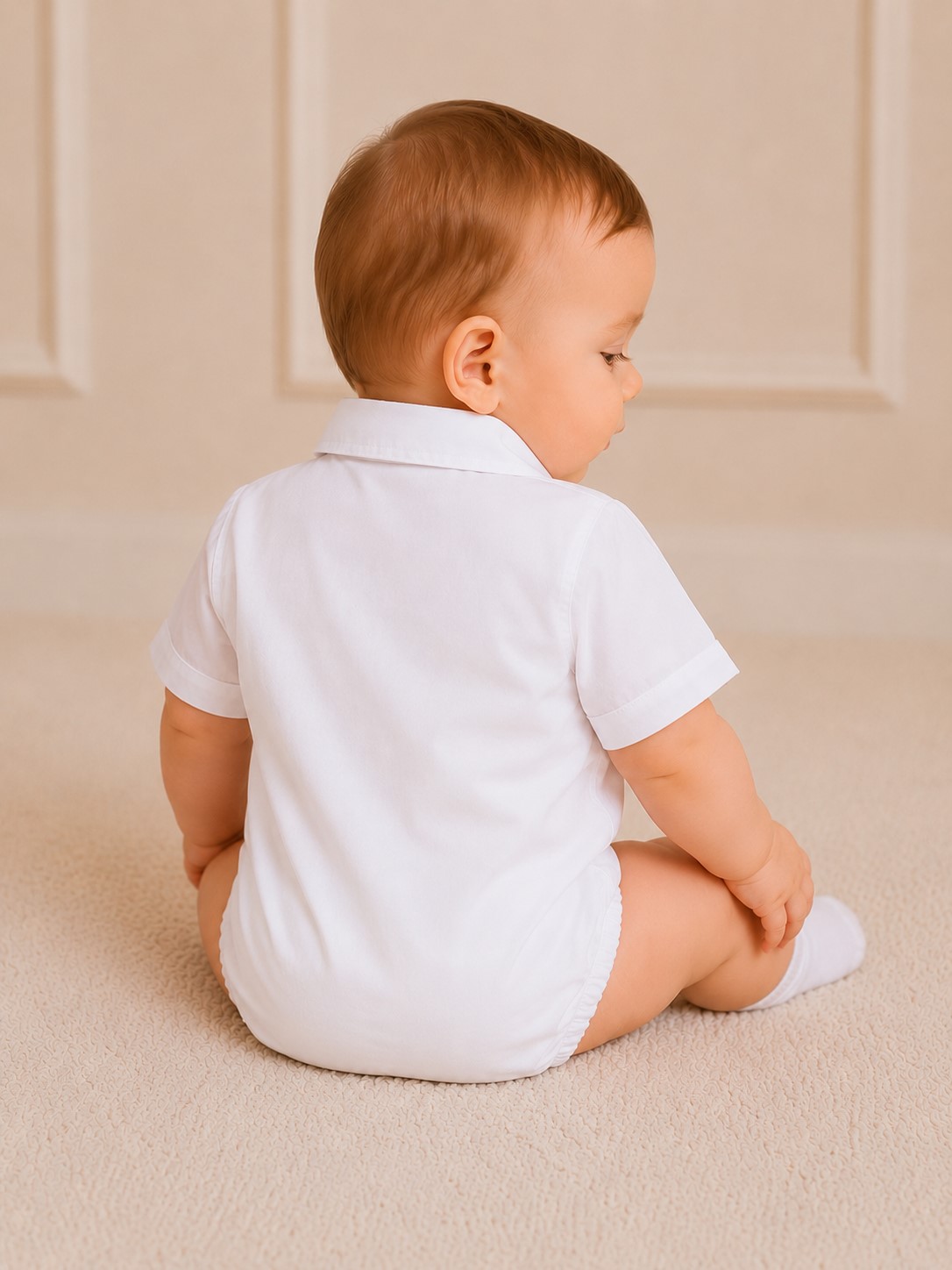 camasa body bebelusi alba maneca scurta1