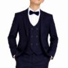 Costum elegant băieți 7-12 ani OVIDIU bleumarin