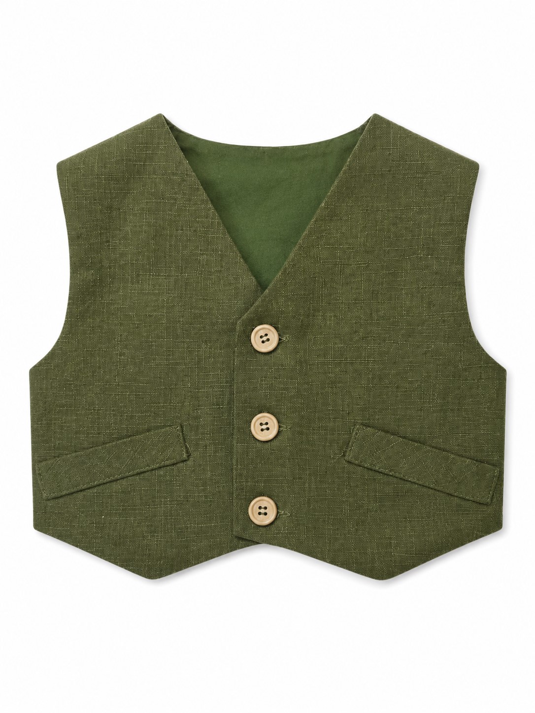 costum botez vara baieti Catlin verde olive6