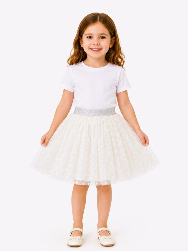 Fusta tull fete ivory ANIA