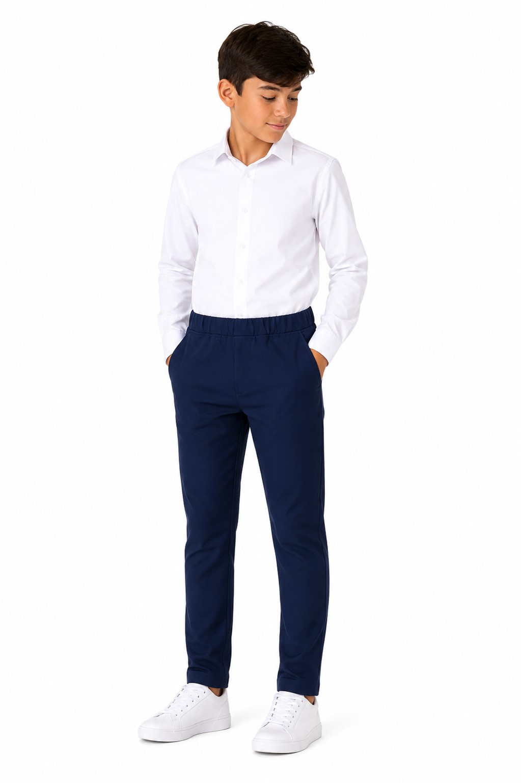 pantaloni baieti scoala bleumarin Alin1