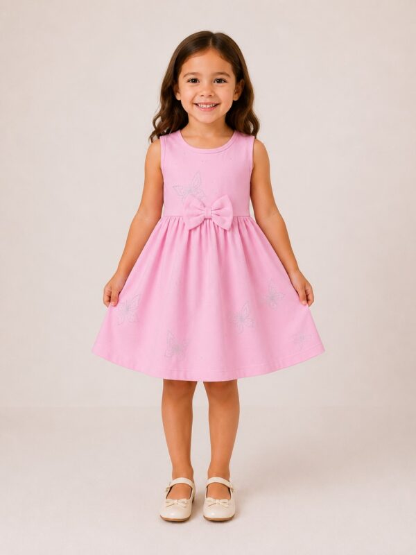 Rochie bumbac fete CANDY roz