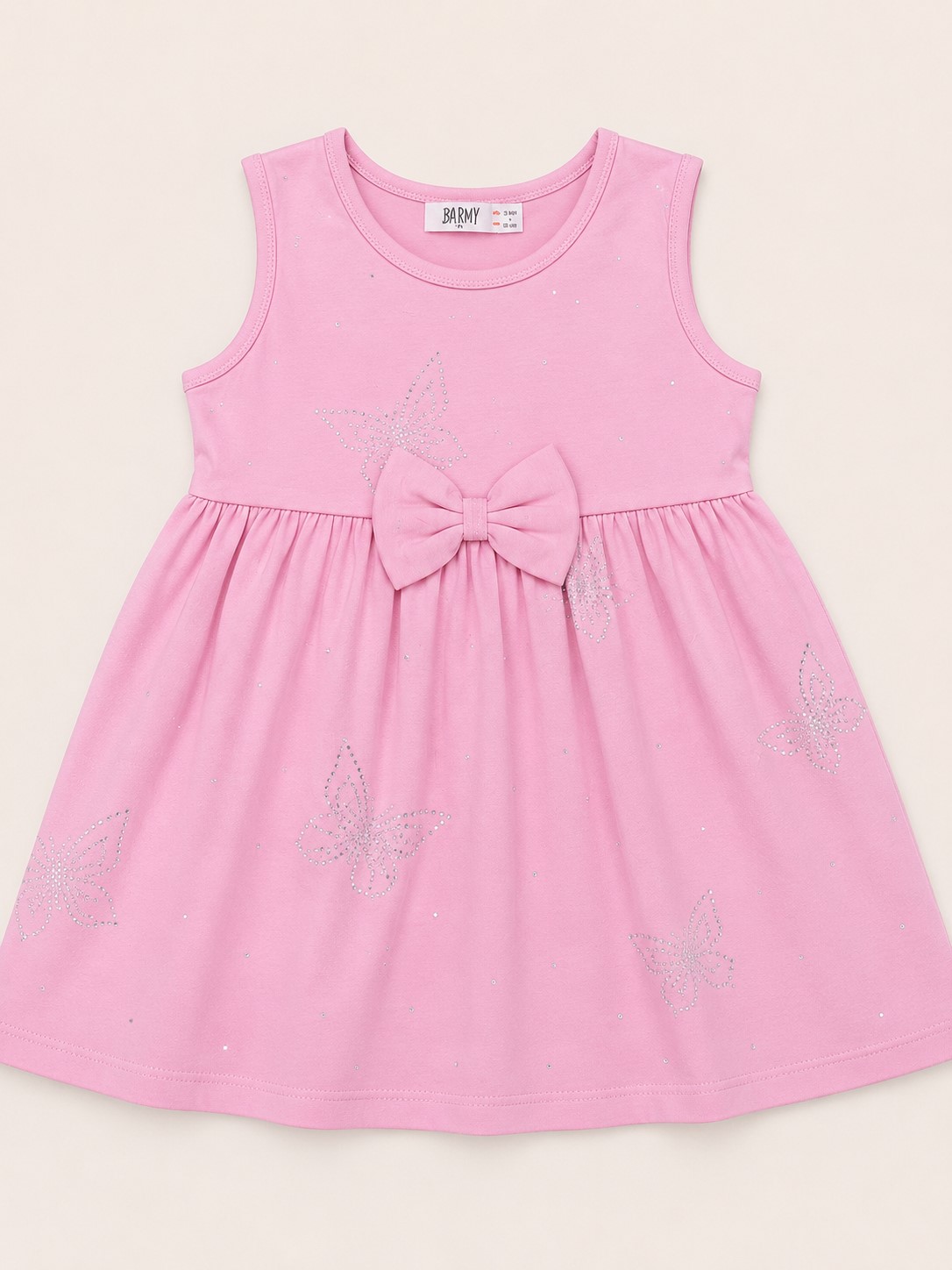 rochie bumbac fete CANDY roz1