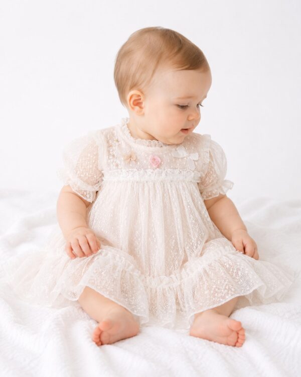 Rochita eleganta fete BABY SILVANA corai